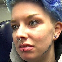 Girlwithfacetattoo aka Jacky aus Hartes Deutschland Çıplak